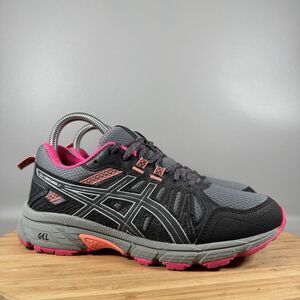 S Asics Gel-Venture 7 Sneakers Womens 7 Gray Pink Lace Up Athletic Shoes‎